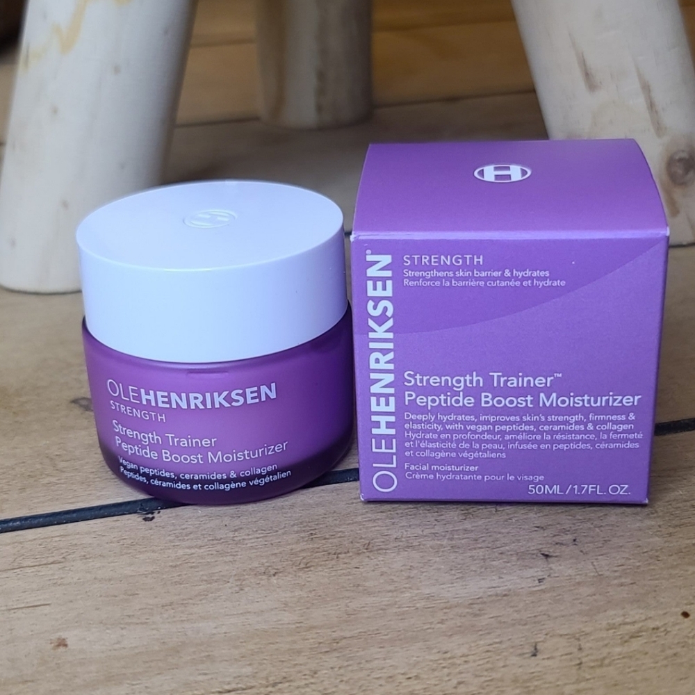 NEW - OLE HENRIKSEN - Strength Trainer Peptide Boost Moisturizer- 1.7 oz FULL SZ